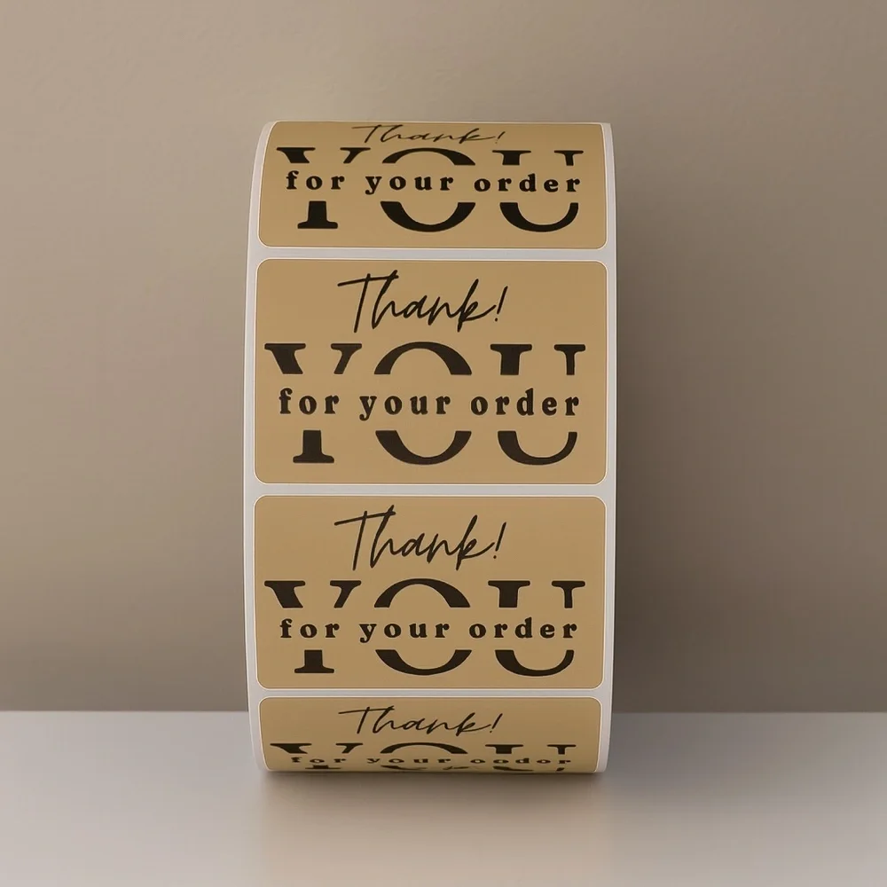 Thank You Order Stickers - Packaging Labels sticker - Small Business Supplies